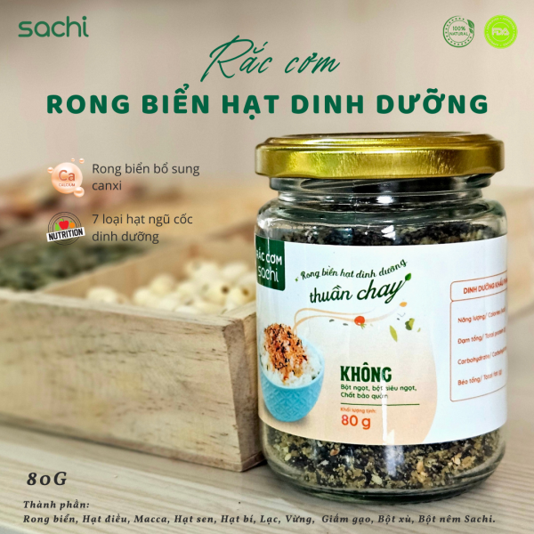 Rắc cơm rong biển hạt dinh dưỡng